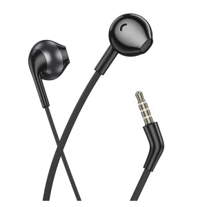 Casti Hoco M115 Sagacious universal earphones with microphone [Black]